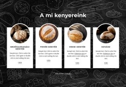 Mezőgazdasági Kenyér - Személyes Webhelysablonok