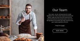 Premium Website Builder For Bakery Team