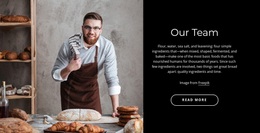 An Exclusive Website Design For Bakery Team