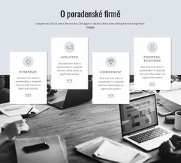 O Poradenské Firmě – Responzivní Šablona Webu