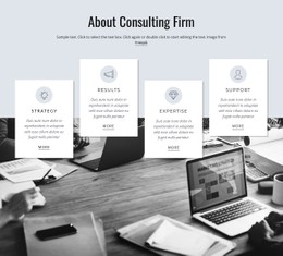 About Consulting Firm Full Width Template