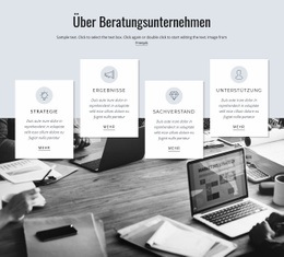 Responsives HTML5 Für Über Beratungsunternehmen