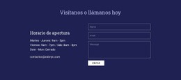 Visítanos O Llámanos Hoy - Diseño De Sitios Web