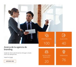 Acerca De La Agencia De Branding - Plantilla HTML5