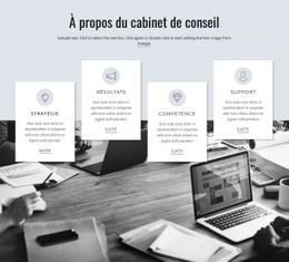 HTML5 Réactif Pour À Propos Du Cabinet De Conseil