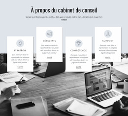 À Propos Du Cabinet De Conseil – Modèle Joomla Réactif Et Gratuit