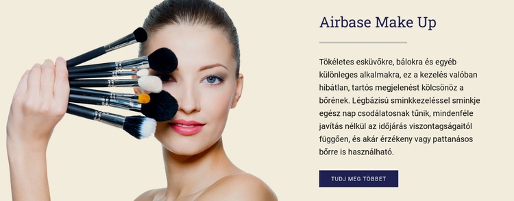 Airbase make up HTML Sablon