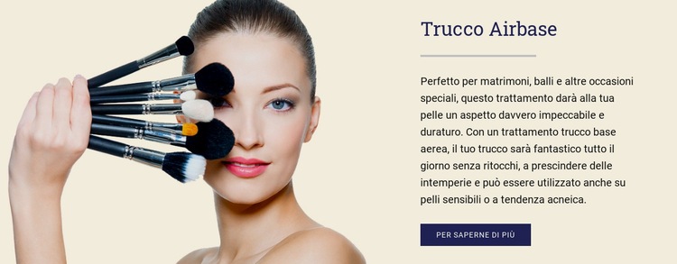 Trucco base aerea Modelli di Website Builder