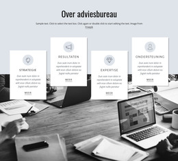 Over Adviesbureau - Gratis HTML-Sjabloon