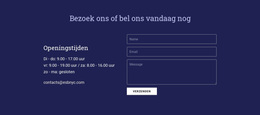 Bezoek Ons Of Bel Ons Vandaag Nog - Functionaliteit WordPress-Thema