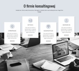 O Firmie Konsultingowej – Strona Docelowa E-Commerce