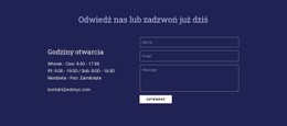 Odwiedź Nas Lub Zadzwoń Już Dziś Szablon Układu CSS