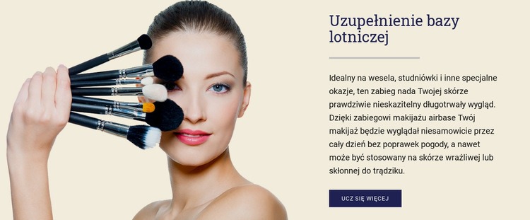 Uzupełnienie bazy lotniczej Szablon HTML5