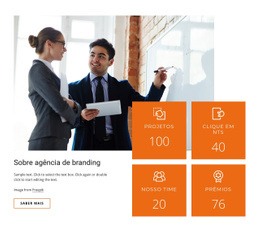 Sobre Agência De Branding - HTML Builder