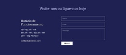 Visite-Nos Ou Ligue-Nos Hoje - Design Do Site