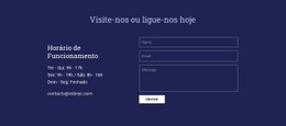 Visite-Nos Ou Ligue-Nos Hoje Modelo De Layout CSS