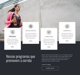 Nossos Programas Em Execução - Página De Destino Pronta Para Uso