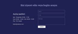 Bizi Ziyaret Edin Veya Bugün Arayın - Özel Web Sitesi Tasarımı