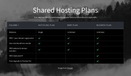 Shared Hosting Plans HTML5 & CSS3 Template