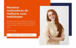 Como Melhorar Suas Habilidades - Landing Page Profissional Personalizável