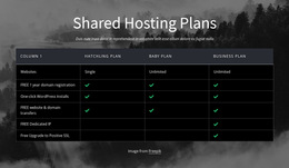 Shared Hosting Plans - Beautiful Website Builder