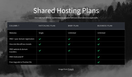 Shared Hosting Plans - Multi-Purpose Web Design