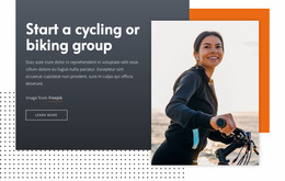 Start A Cycling Group - Online HTML Page Builder