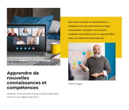 De Nouvelles Connaissances Et Compétences Modèle CSS De Tableau