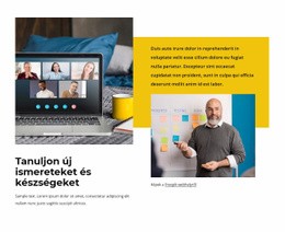 CSS-Sablon Ehhez: Új Ismeretek És Készségek