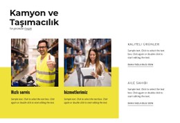 Kamyon Ve Nakliye Ücretsiz Web Sitesi