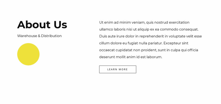 Full-service company Website Mockup
