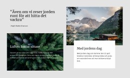 Världsresa - Responsiva Webbplatsmallar