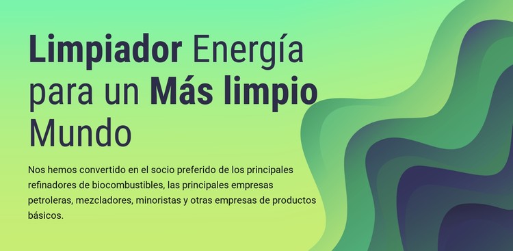 Energía más limpia para el mundo Plantilla CSS