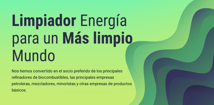 Energía más limpia para el mundo Plantilla Joomla