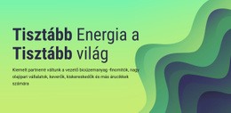 Tisztább Energia A Világ Számára – Ingyenes Css-Téma