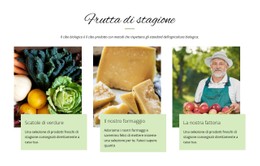Frutta Di Stagione Modello Di Sito Web HTML CSS