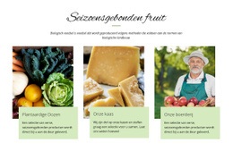 Seizoensgebonden Fruit - Online HTML Page Builder