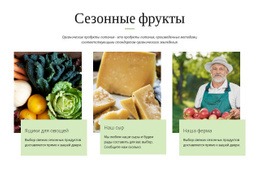 Сезонные Фрукты — Профессиональный Шаблон Joomla