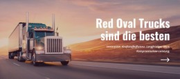 Ovale Lastwagen Einzelseiten-Website