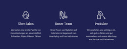 Schönheitssalon Der Frau – Webseiten-Vorlage