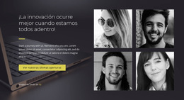 Somos Generadores De Ideas Y Creadores - Plantilla De Sitio Web Profesional