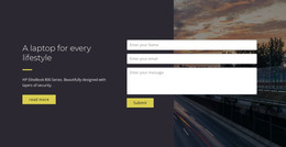 A Laptop For Every Lifestyle - HTML Template Download