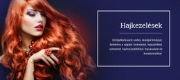 Hajkezelések - Ingyenes HTML-Sablon