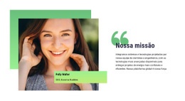 Nossa Missão - Web Design Multifuncional