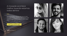 Somos Brainstormers E Criadores - Modelo De Site Profissional