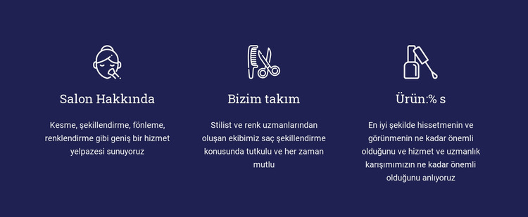 Kadın güzellik salonu Joomla Şablonu