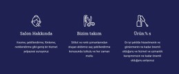 Kadın Güzellik Salonu - Şablonlar Web Sitesi Tasarımı