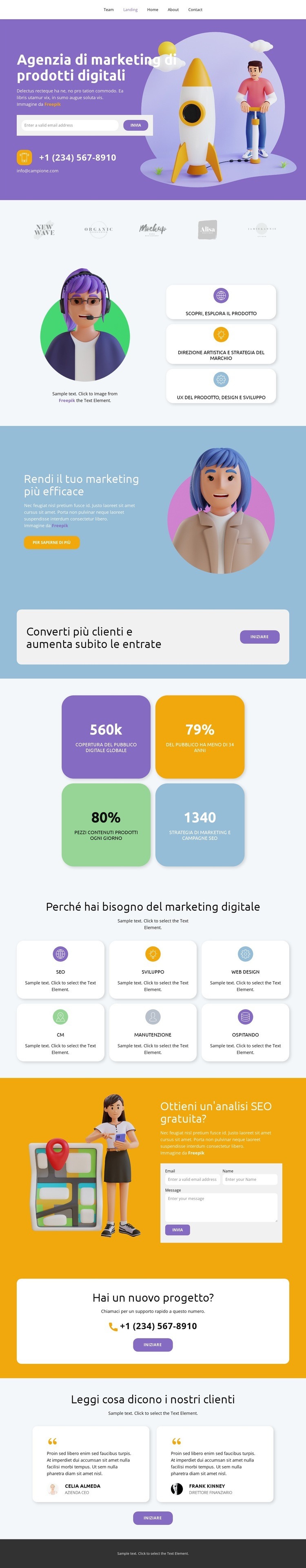 Tasso di soddisfazione Mockup del sito web