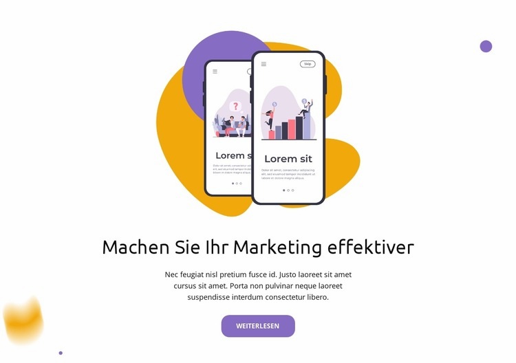 Steigern Sie Ihr Produkt HTML Website Builder