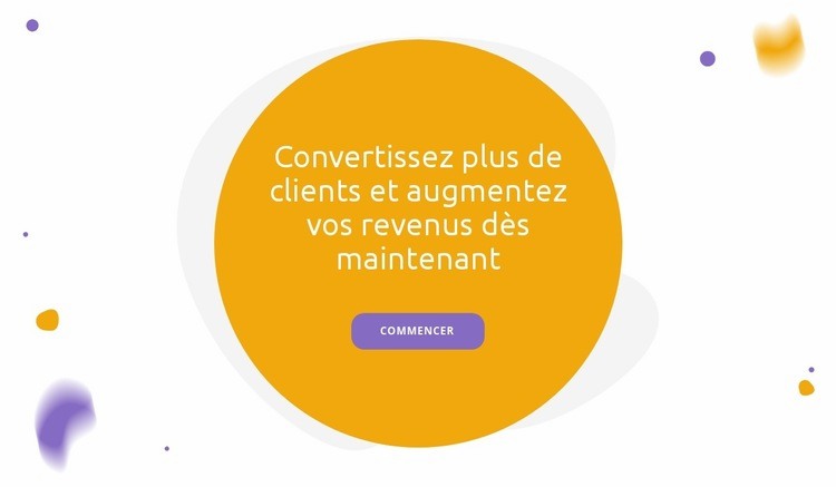 Réduire la commercialisation Créateur de site Web HTML